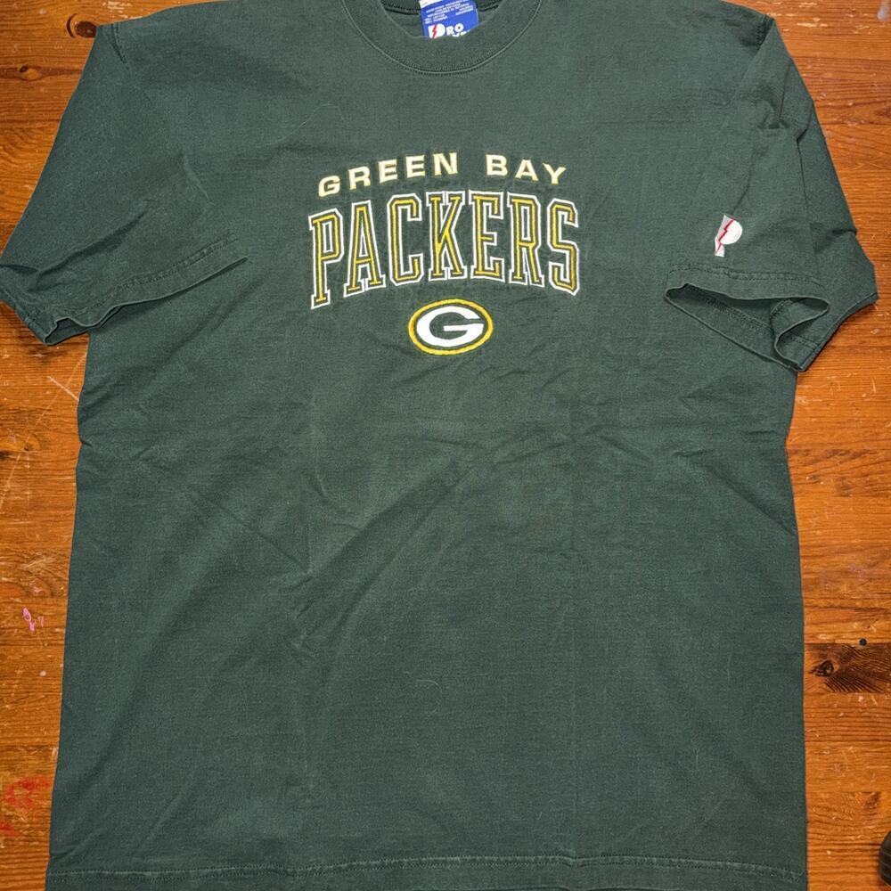 EMBROIDERED GREEN BAY PACKERS L T SHIRT VINTAGE PRO PLAYER 🇺🇸XXL